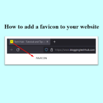 How to add a favicon to Blogger (Blogspot) or WordPress or any website?